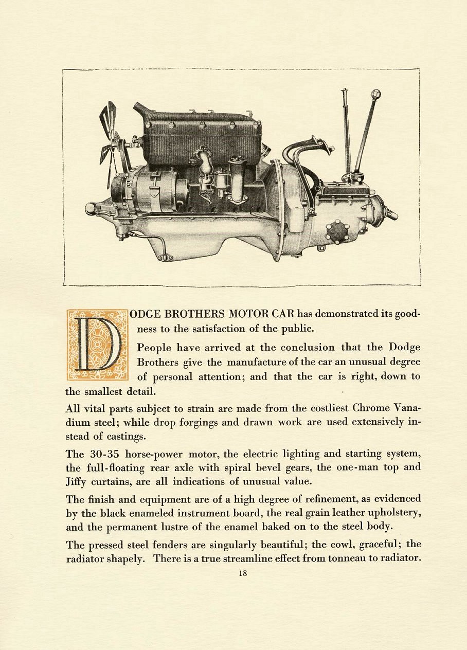 1920 Dodge Brothers Brochure Page 21
